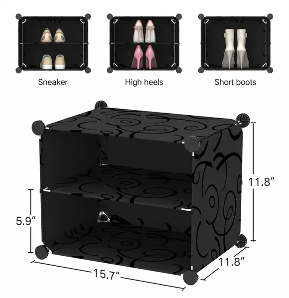 plastic shoe rack